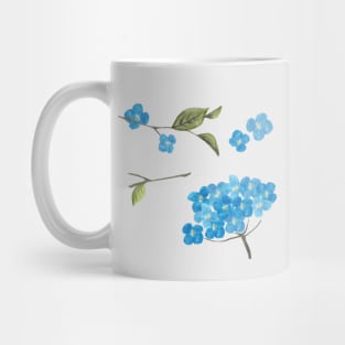 Watercolour Hydrangea Mug